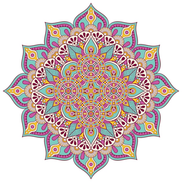Ilustración de azulejos geométricos decorativos