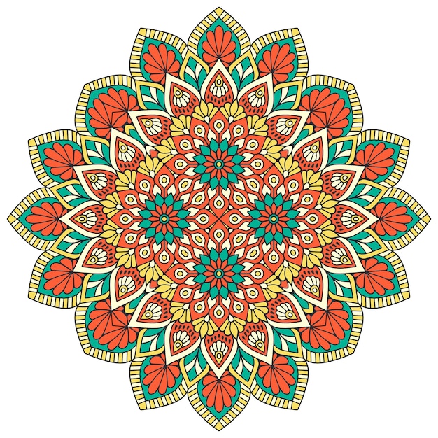 Ilustración de azulejos geométricos decorativos