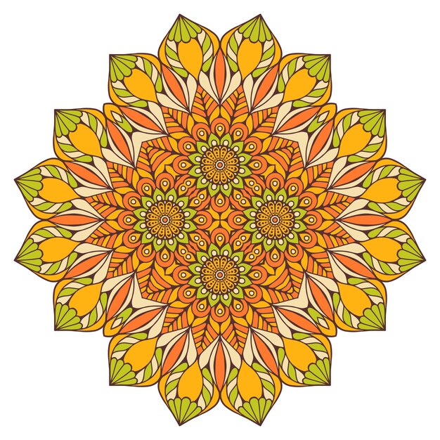 Ilustración de azulejos geométricos decorativos