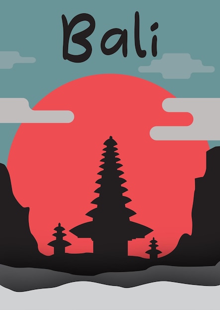 Vector ilustración bali