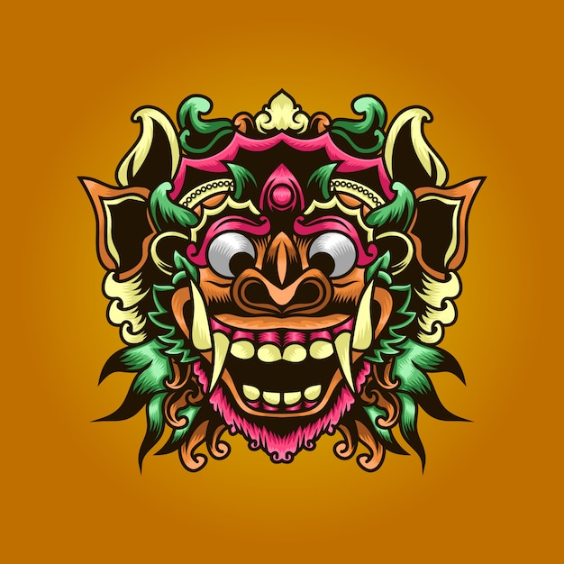 Ilustración balinesa barong