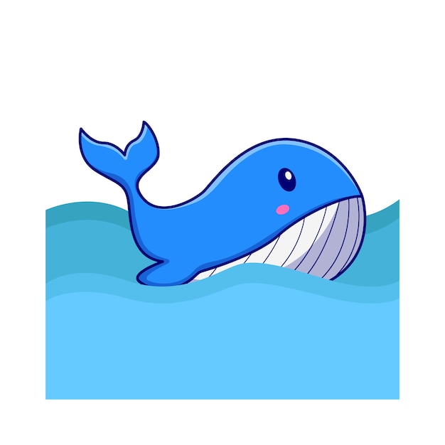 Ilustración de una ballena