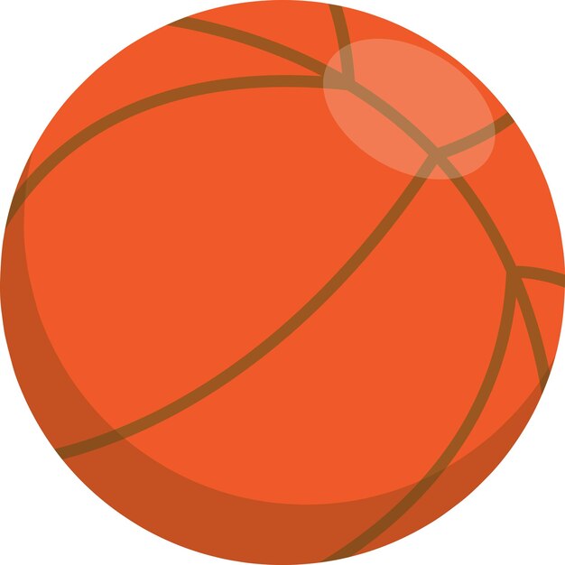 Ilustración de baloncesto en estilo isométrico 3D