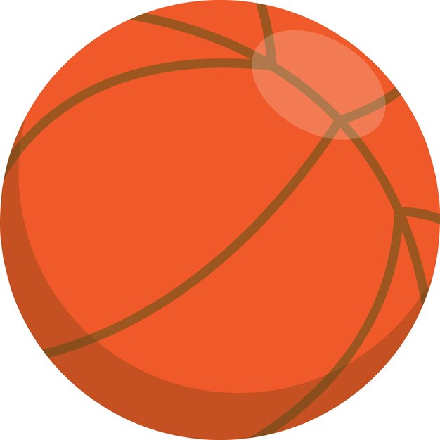 Vector ilustración de baloncesto en estilo isométrico 3d