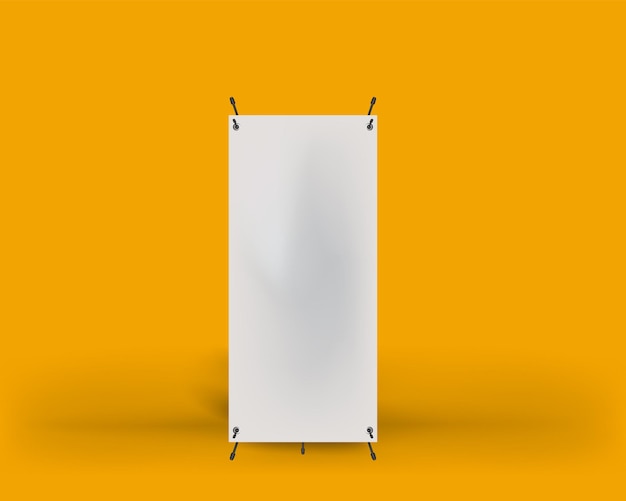 Ilustración de banners de soporte X y diseño de soporte en blanco