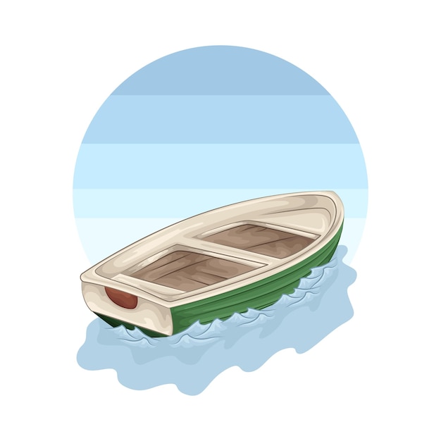 Vector ilustración de barco