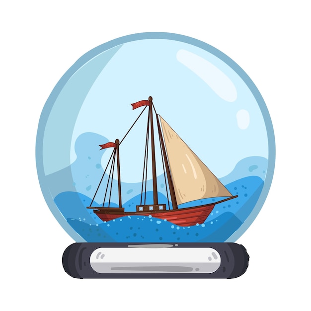 Ilustración del barco