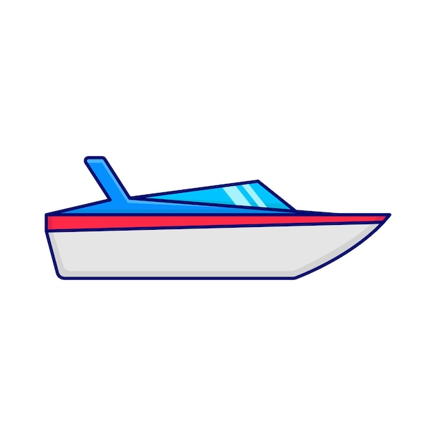 Vector ilustración del barco