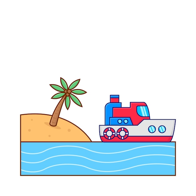 Ilustración del barco