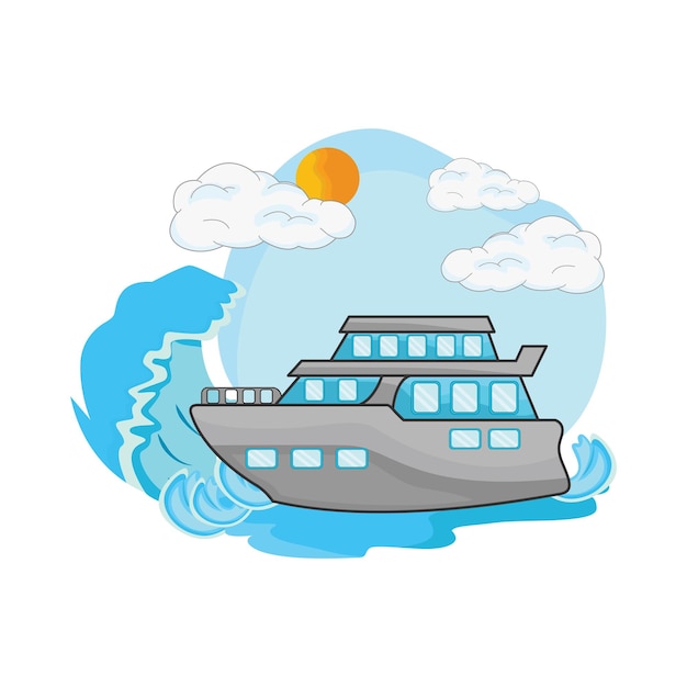 Ilustración del barco