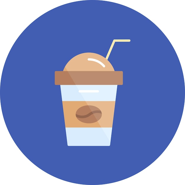 Ilustración de Barista Flat