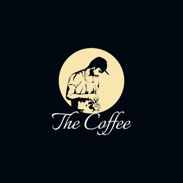 Ilustración de barista