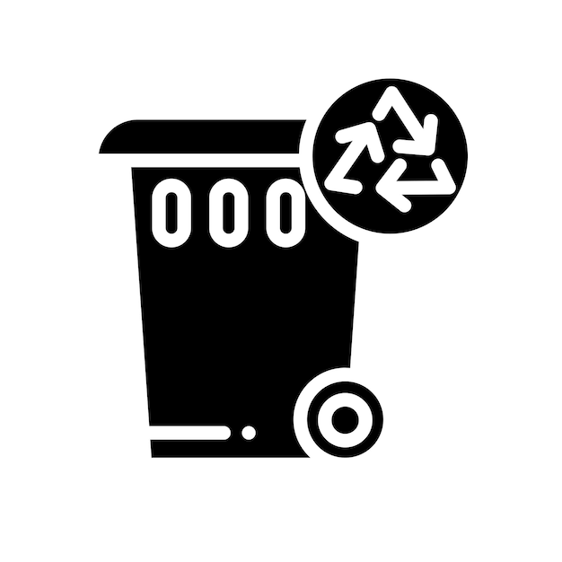 Vector ilustración de la basura