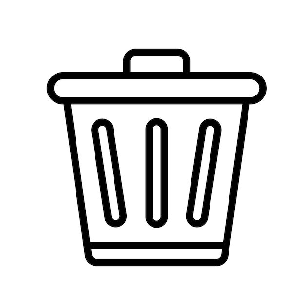 Ilustración de la basura