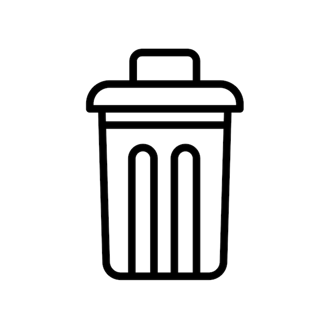 Ilustración de la basura