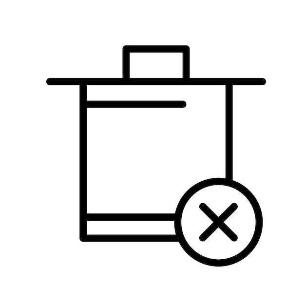 Ilustración de la basura