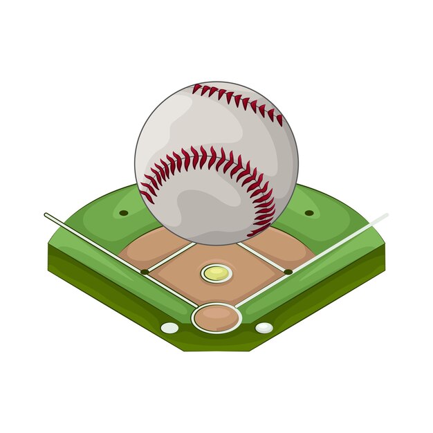 Vector ilustración del béisbol