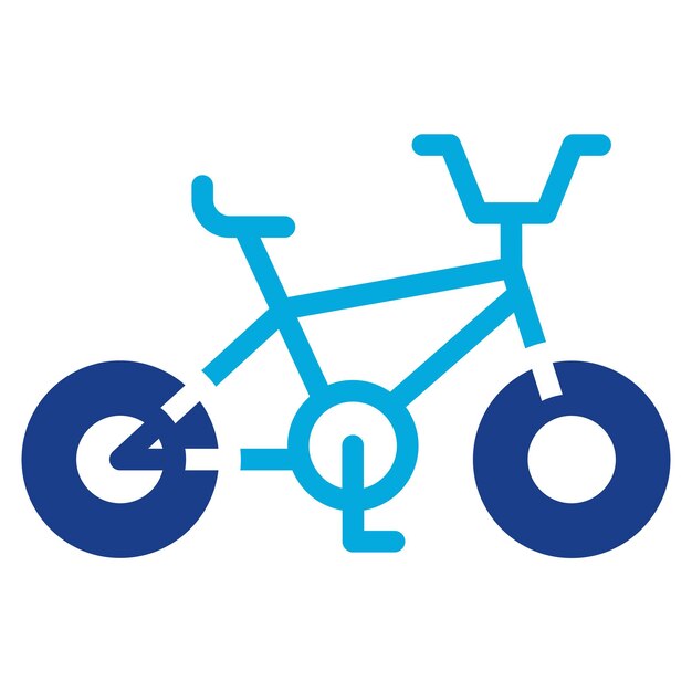 Ilustración de la bicicleta Bmx