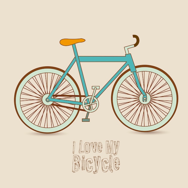 Ilustración de bicicleta