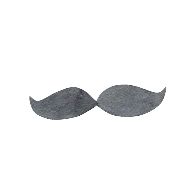 ilustración de bigote para niños