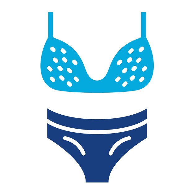 Ilustración de Bikini Duotone