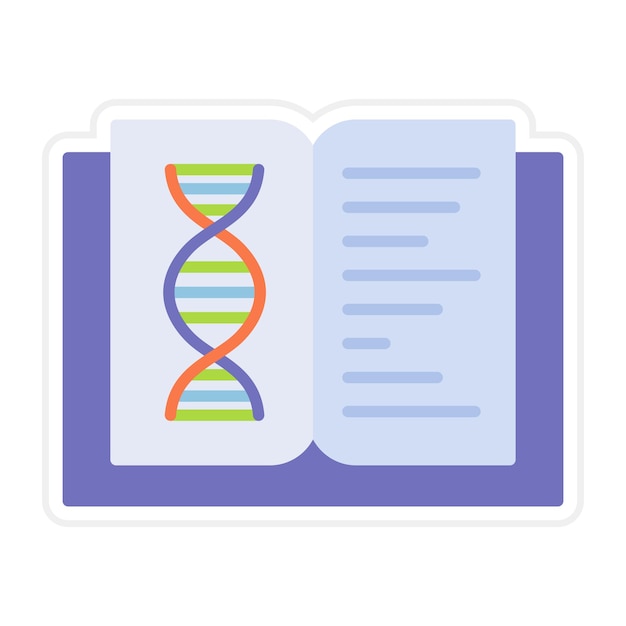 Ilustración de la biología plana