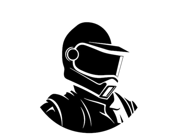 Una ilustración en blanco y negro de un casco con la palabra suciedad en el vector