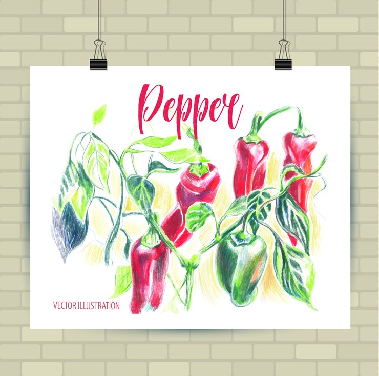 Vector ilustración de boceto dibujado a mano colorido de papper sobre un fondo blanco.