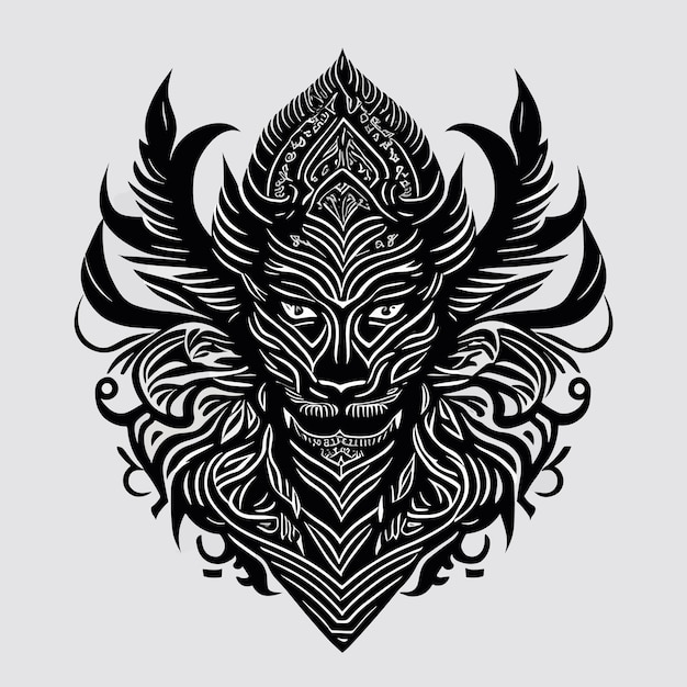 una ilustración de boceto de diseño de lápiz dibujado a mano por arte vectorial
