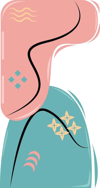 Ilustración de boho