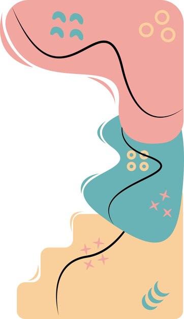 Ilustración de boho