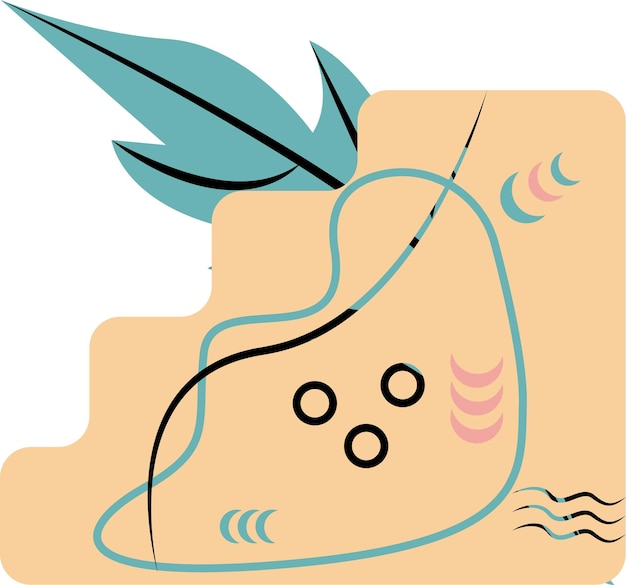 Ilustración de boho