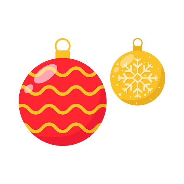 Ilustración de bola de navidad