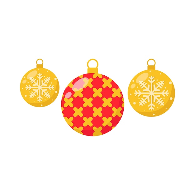 Ilustración de bola de navidad
