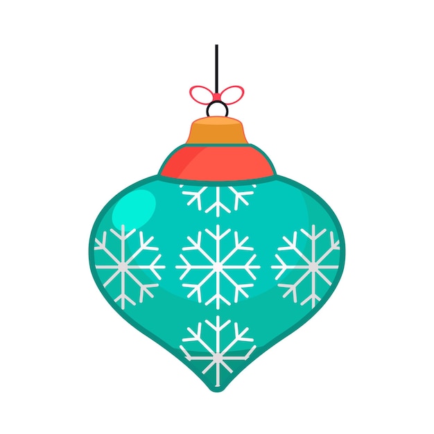 Ilustración de bola de navidad