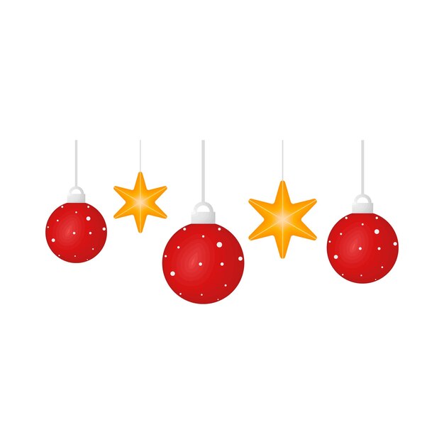 Ilustración de bola de navidad