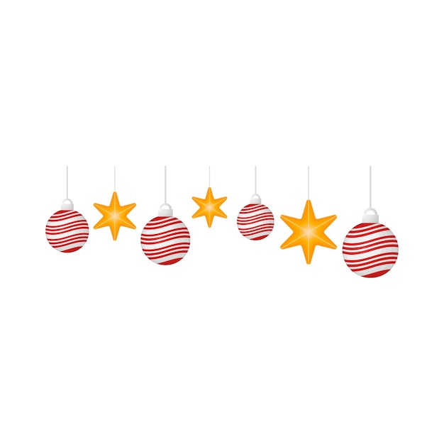 Ilustración de bola de navidad
