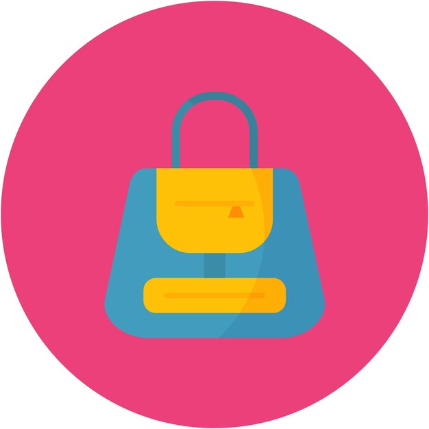 Ilustración de la bolsa aplanada