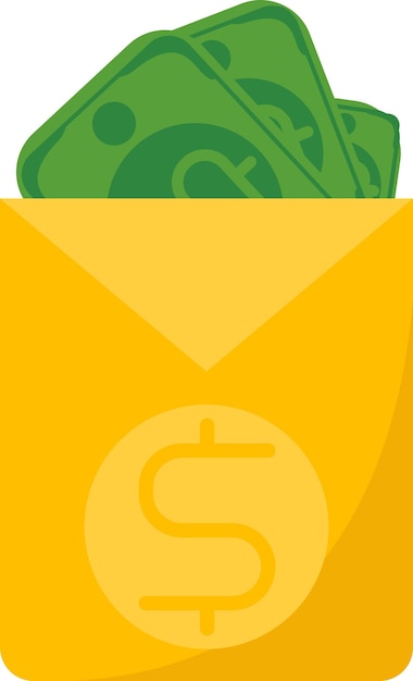 Vector ilustración de bolsa de dinero