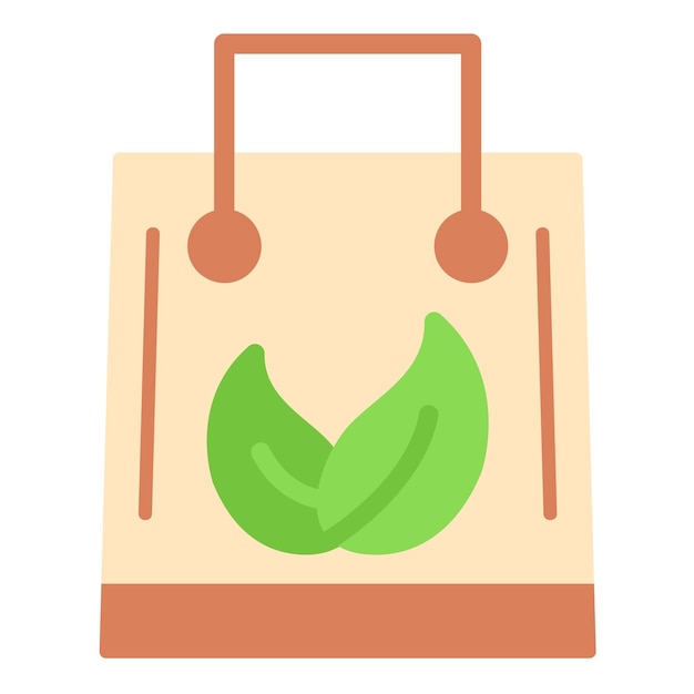 Ilustración de la bolsa eco plana