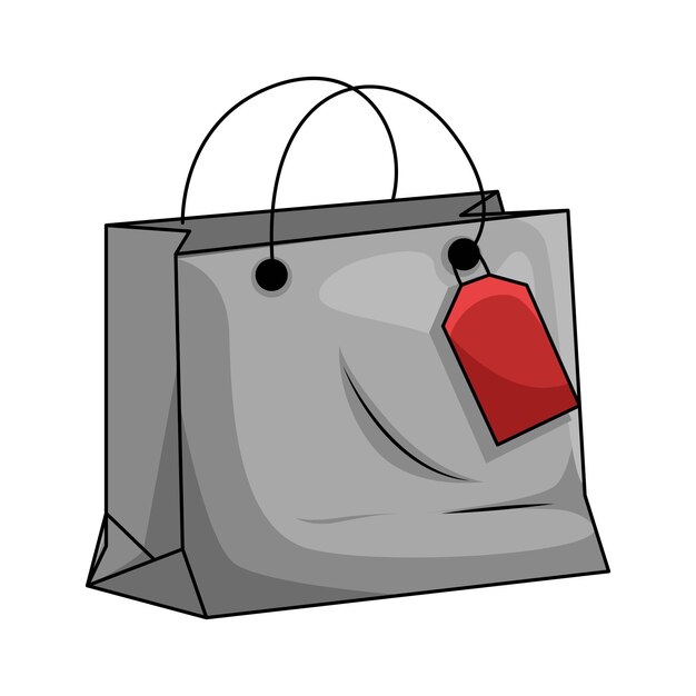 Ilustración de bolsa de papel