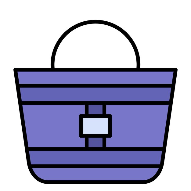 Ilustración de la bolsa plana