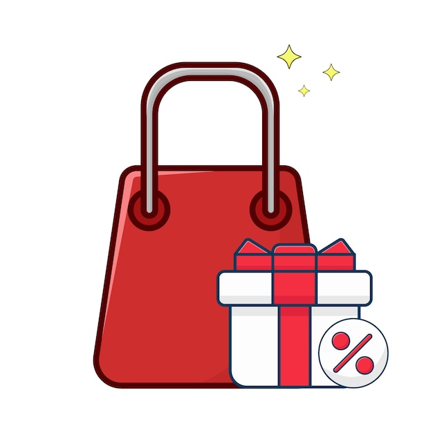 Ilustración de la bolsa de la tienda