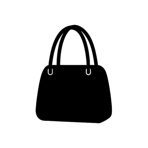 Ilustración de bolso vectorial en estilo de dibujo de línea continua