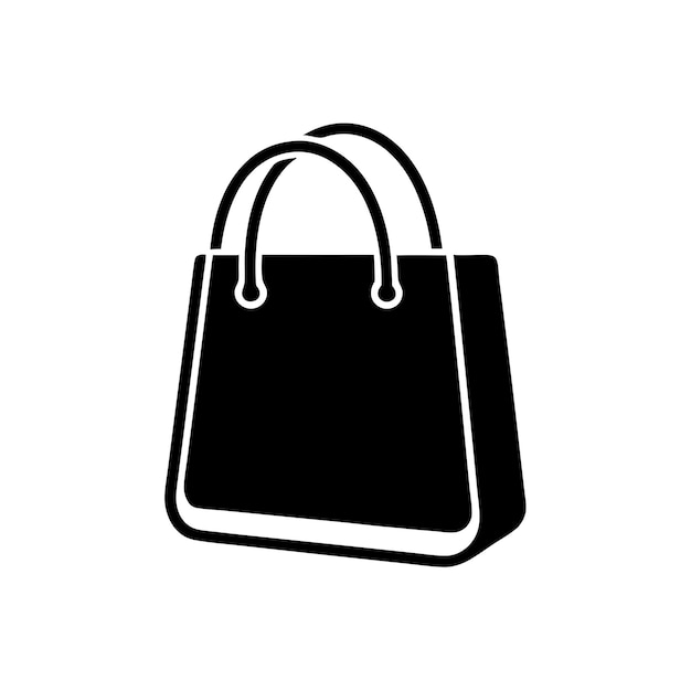 Ilustración de bolso vectorial en estilo de dibujo de línea continua