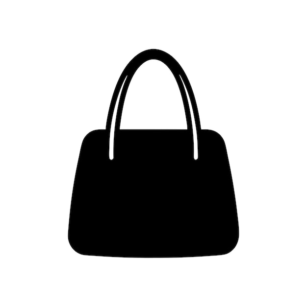 Ilustración de bolso vectorial en estilo de dibujo de línea continua