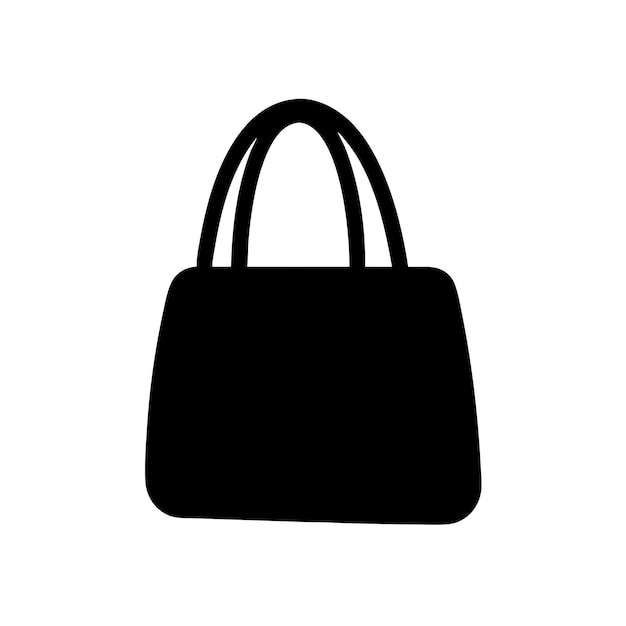 Ilustración de bolso vectorial en estilo de dibujo de línea continua