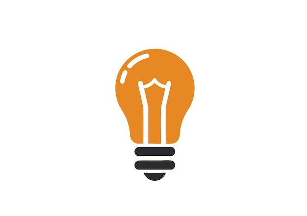 Ilustración de una bombilla vibrante que simboliza la creatividad y la innovación