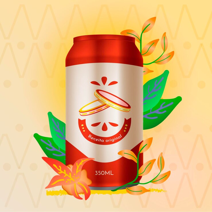 Vector ilustración de una botella de bebida