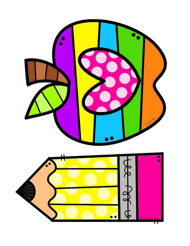 Vector ilustración de búho y lápiz de colores brillantes perfecta para proyectos de decoración escolar